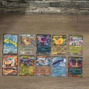 Pokemon EX cards lot of 10 from Random Sets Holo